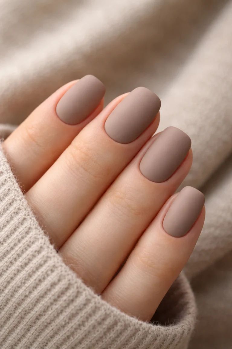 15 Short Squoval Neutral Nails for Any Outfit