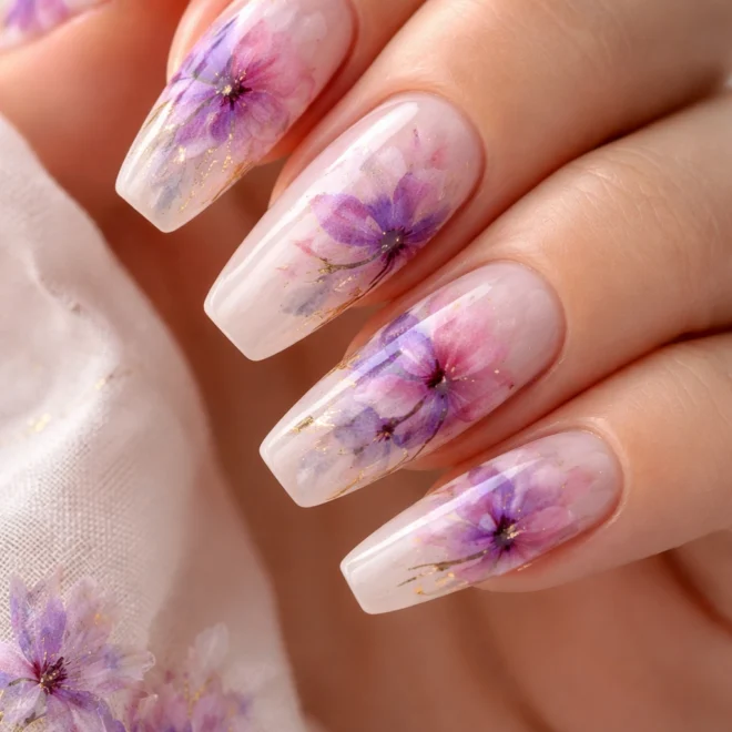 15 Freestyle Coffin Nail Ideas for Medium Nails