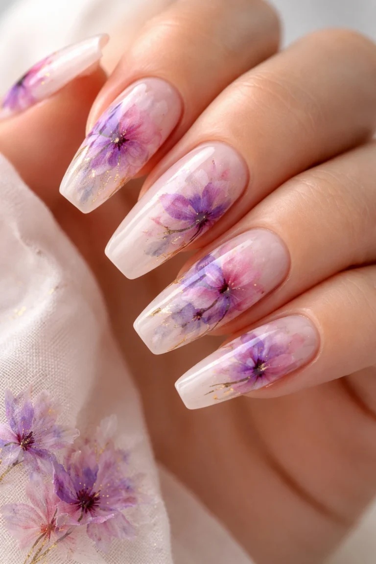 15 Freestyle Coffin Nail Ideas for Medium Nails