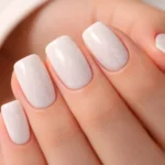 10 White Duck Nails for Short Nails