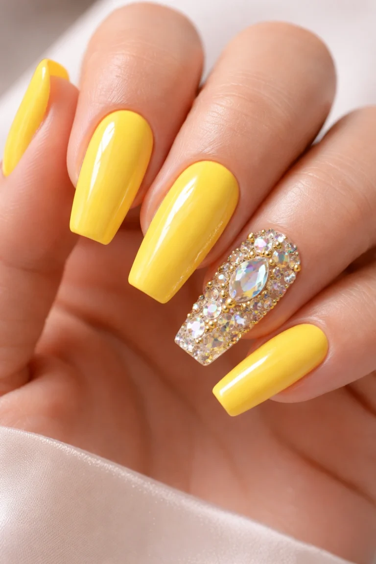 10 Yellow Nail Ideas for a Fun Manicure