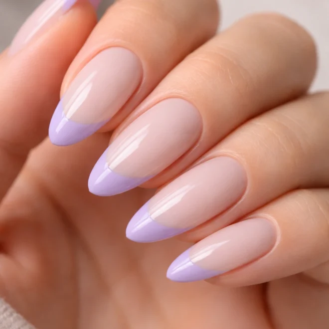 20 Lavender Almond Nail Ideas