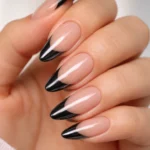 20 Black Chrome Almond Nail Ideas