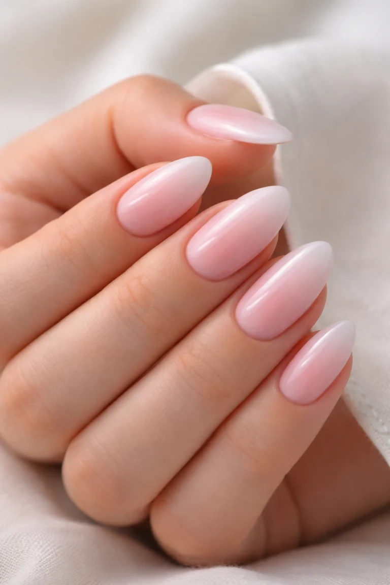 25 Ombre Almond Nail Ideas With Color Blending