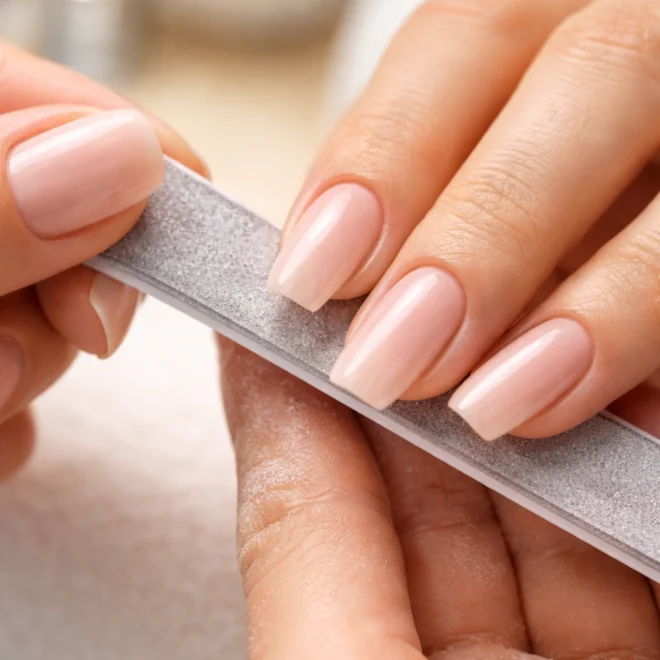 12 Short Coffin Nails for a Birthday Manicure
