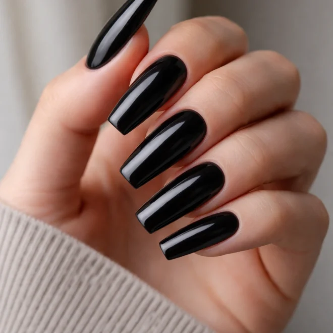 15 Dark Coffin Nails for a Moody Look