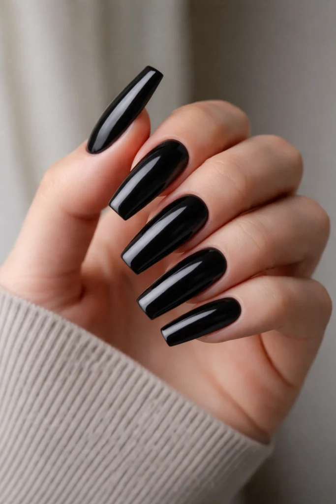 15 Dark Coffin Nails for a Moody Look
