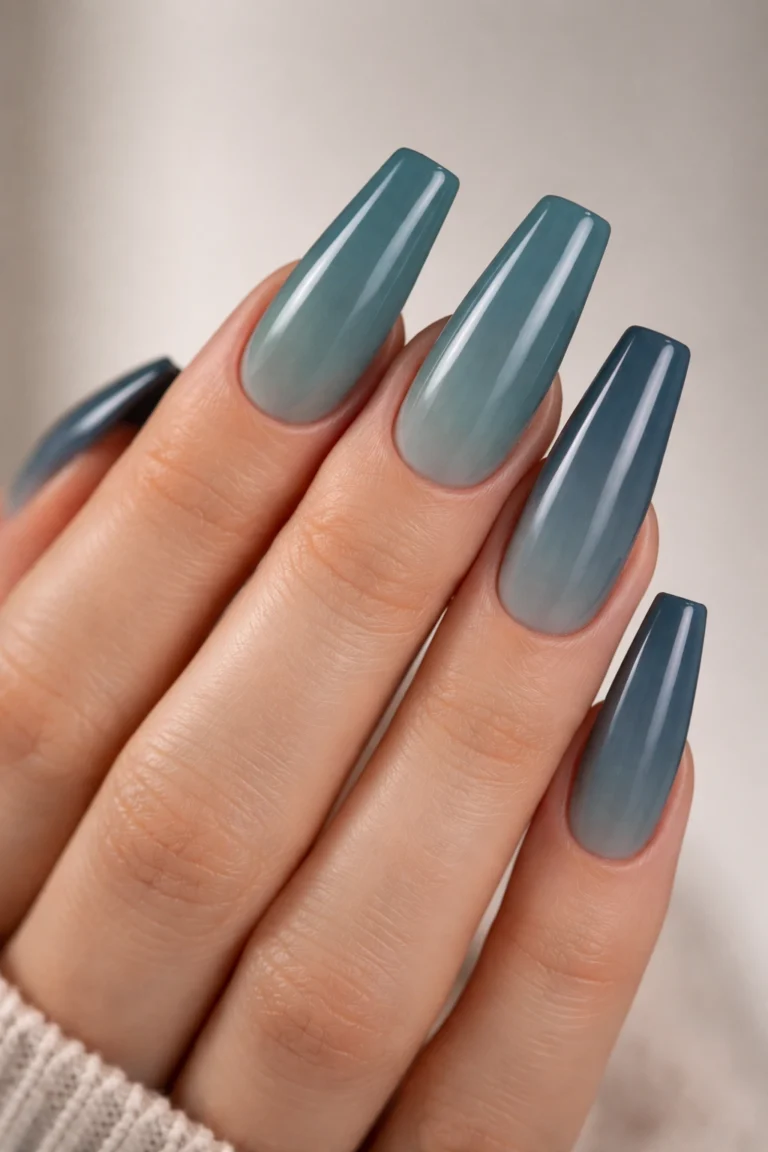 15 Ombre Coffin Nails With Smooth Gradients