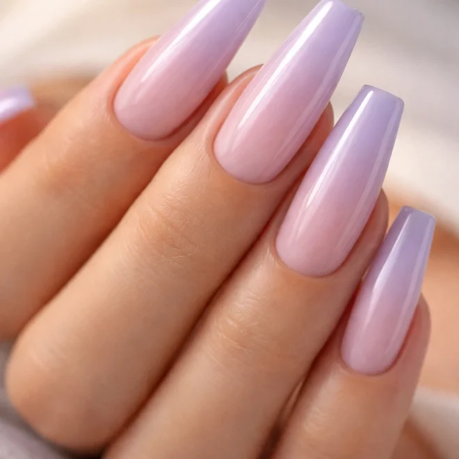 20 Purple Coffin Nails for Your Next Manicure