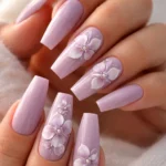 15 3D Flower Coffin Nails for Your Next Manicure