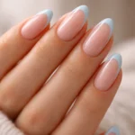 20 Light Blue Almond Nail Ideas