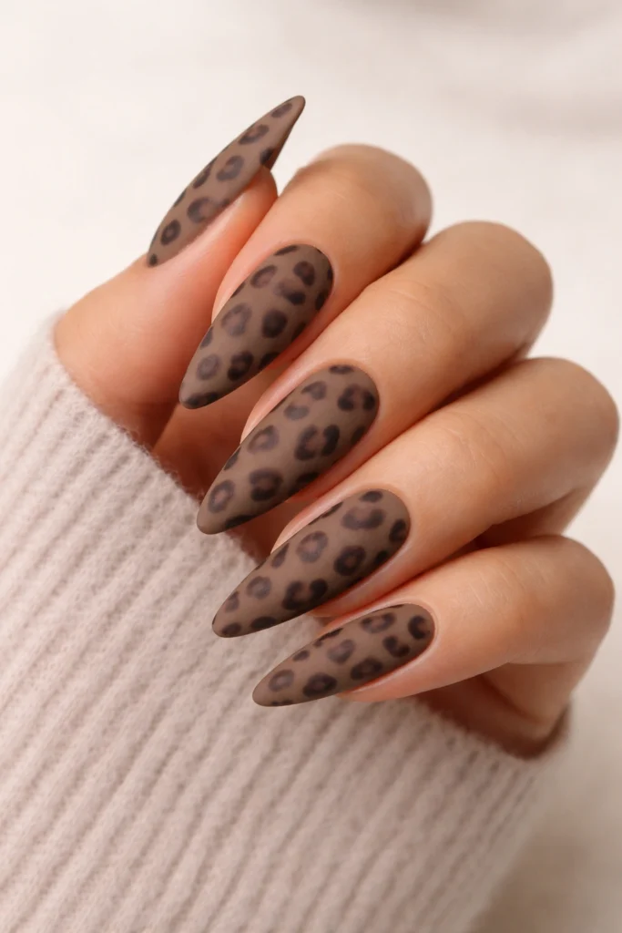15 Cheetah Print Almond Nail Ideas