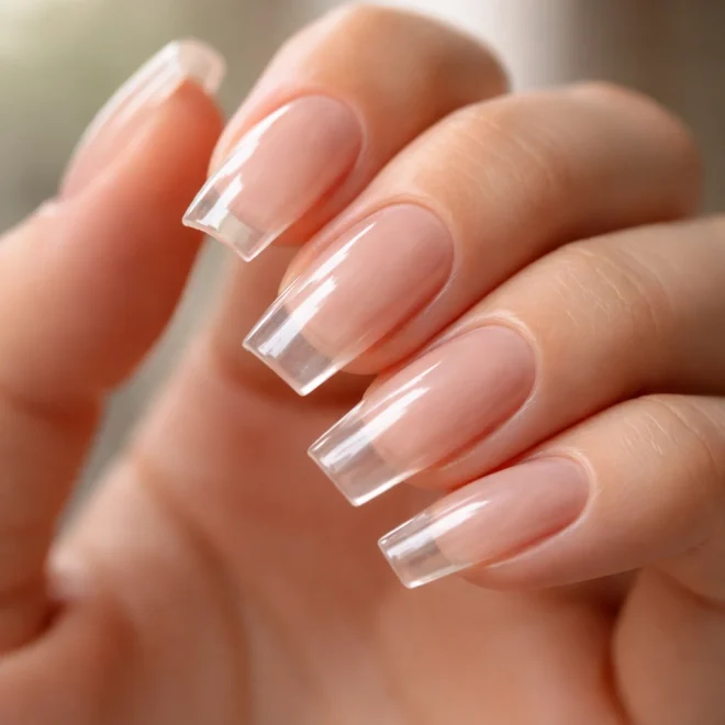 15 Clear Coffin Nails for a Clean Look