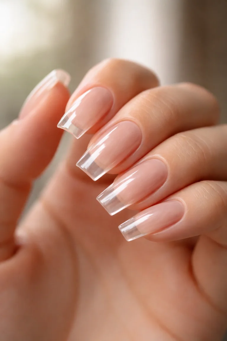 15 Clear Coffin Nails for a Clean Look