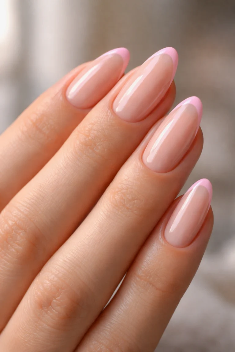 20 Pink Almond Nail Ideas on a Budget