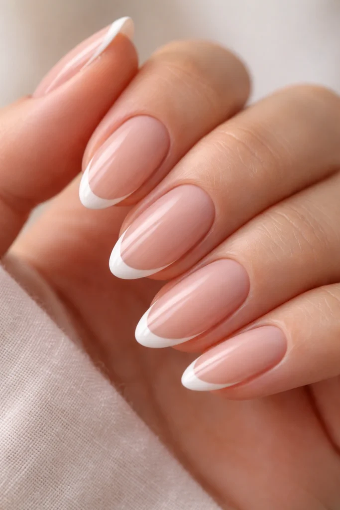 25 White Almond Nail Ideas You Can Do at Home