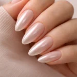 20 Nude Chrome Almond Nail Ideas