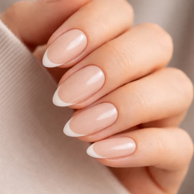 20 Beige Almond Nail Ideas