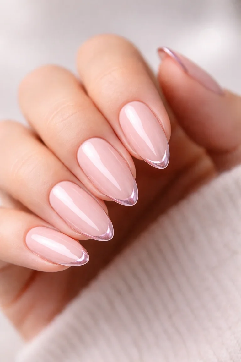 20 Pink Chrome Almond Nail Ideas