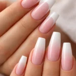 15 Pink and White Coffin Nails for Your Next Manicure