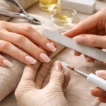 15 French Tip Coffin Nails for Medium Length