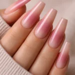 12 Pink Ombre Coffin Nails That Blend