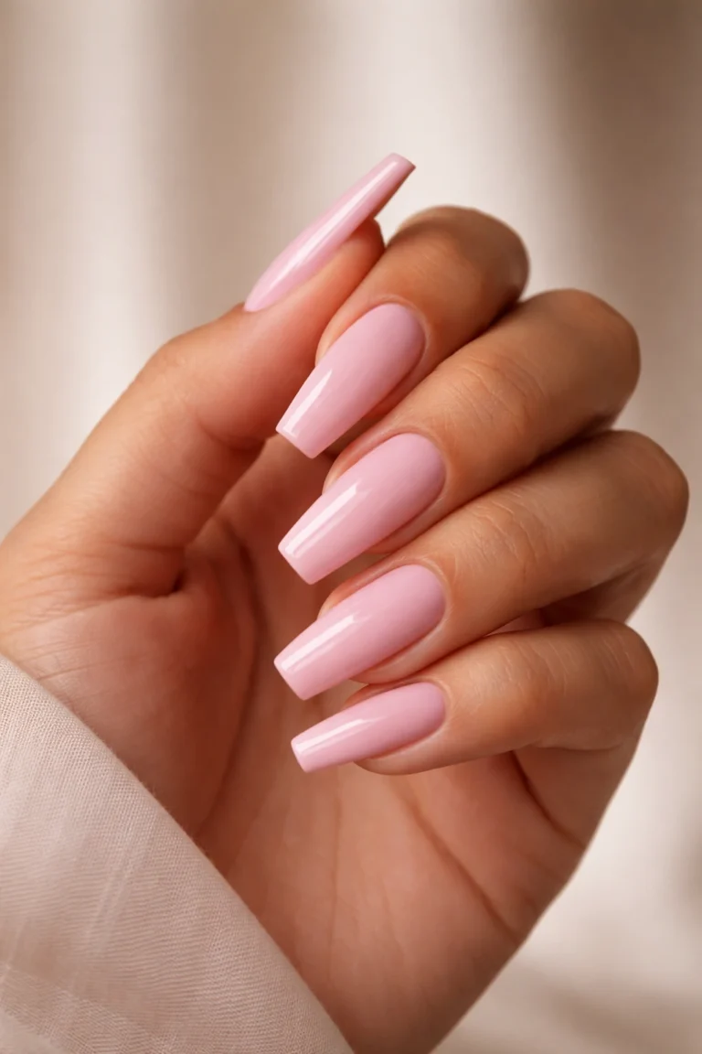 20 Pink Coffin Nails for Your Next Manicure