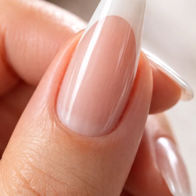 12 French Tip Coffin Nails With a Modern Twist