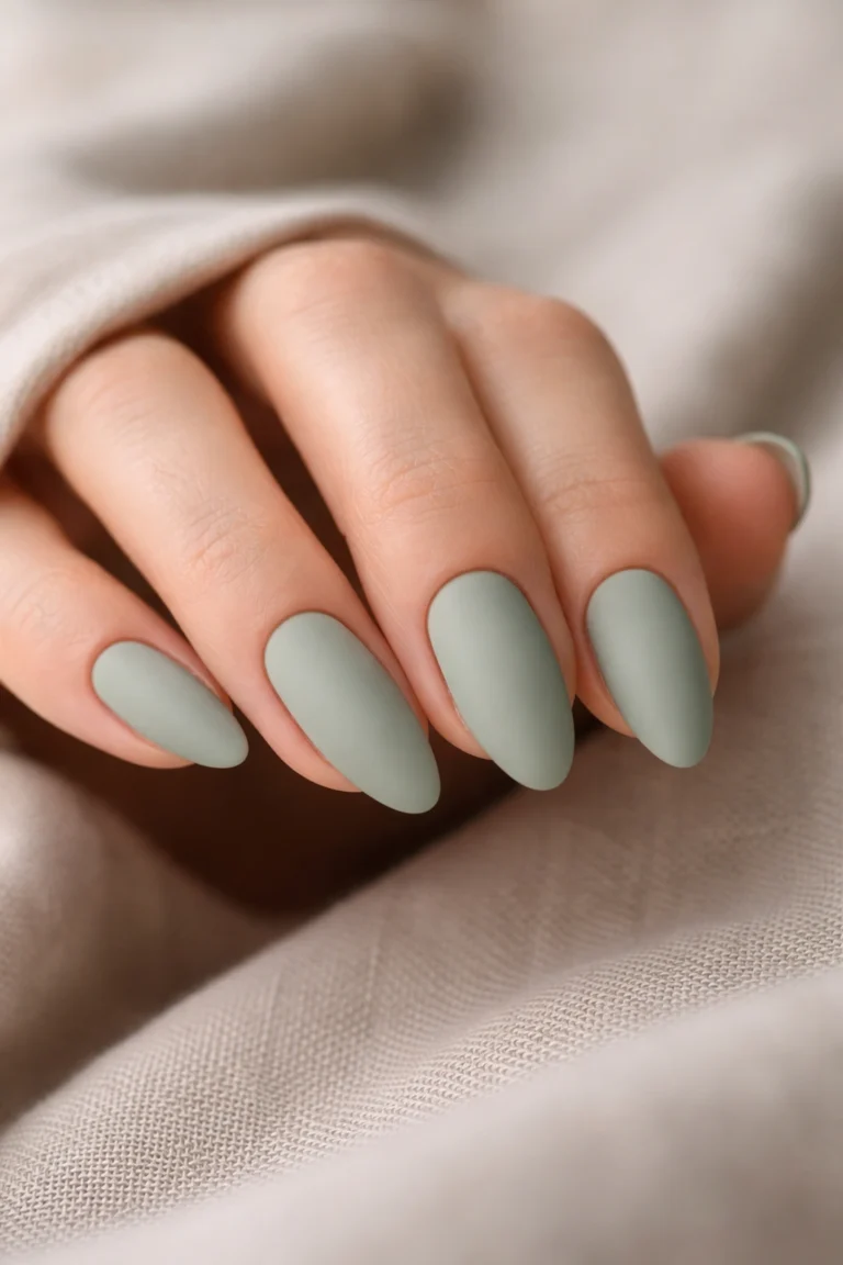 20 Green Almond Nail Ideas
