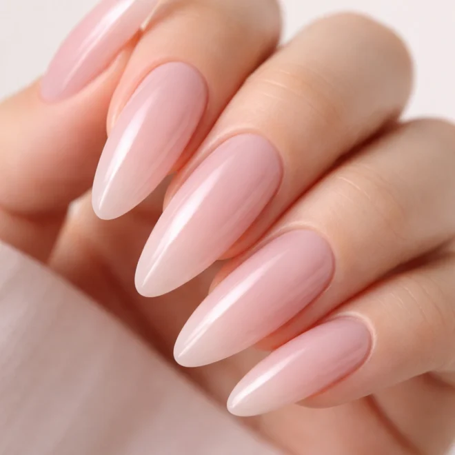 20 Long Pink Almond Nail Ideas