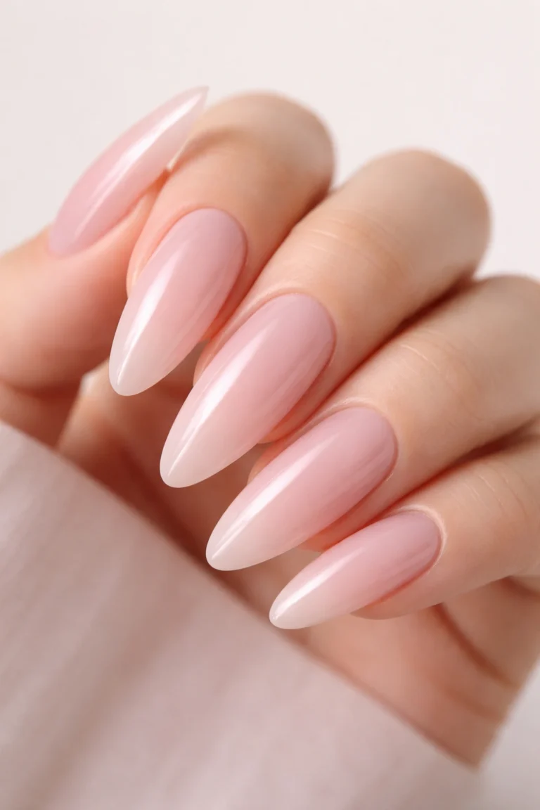 20 Long Pink Almond Nail Ideas