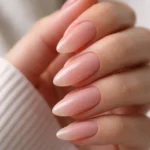 25 Nude Almond Nail Ideas