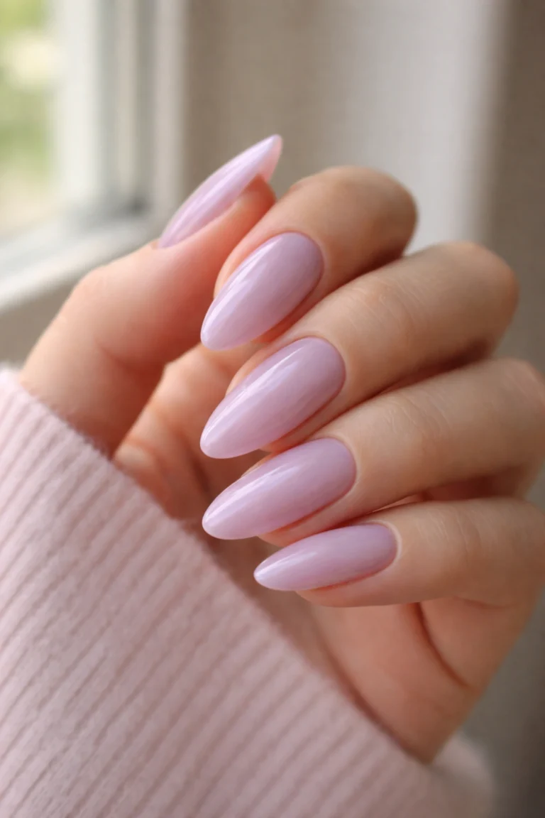 20 Purple Almond Nail Ideas