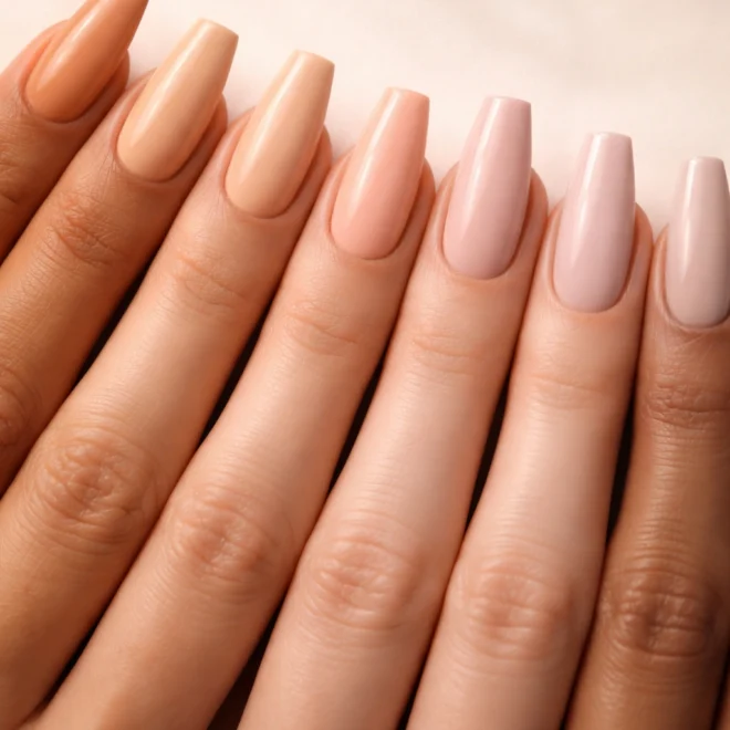 15 Nude Coffin Nails for a Clean Look