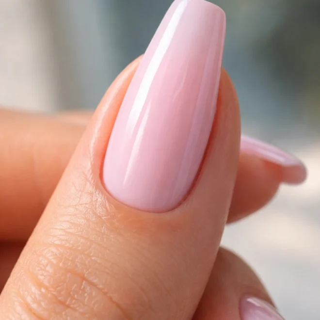 15 Light Pink Coffin Nails for a Soft Look