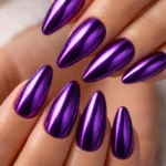 20 Purple Almond Nail Ideas in Rich Shades
