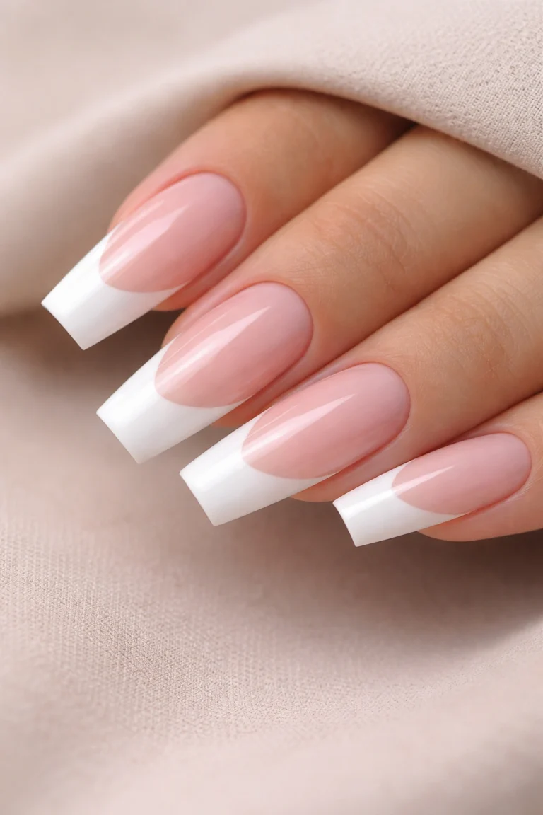 15 White Coffin Nails That Stay Bright